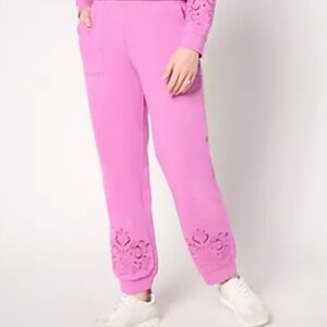 LOGO Life by Lori Goldstein Petite French Terry Jogger